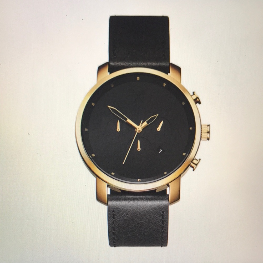 Black & Gold Men’s MVMT watch